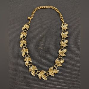 Flowers Metal Necklace 21"